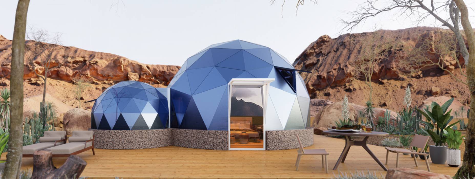 泗阳县球形智能光伏玻璃星空房